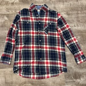 Backpacker Plaid Flannel Shirt Size Small